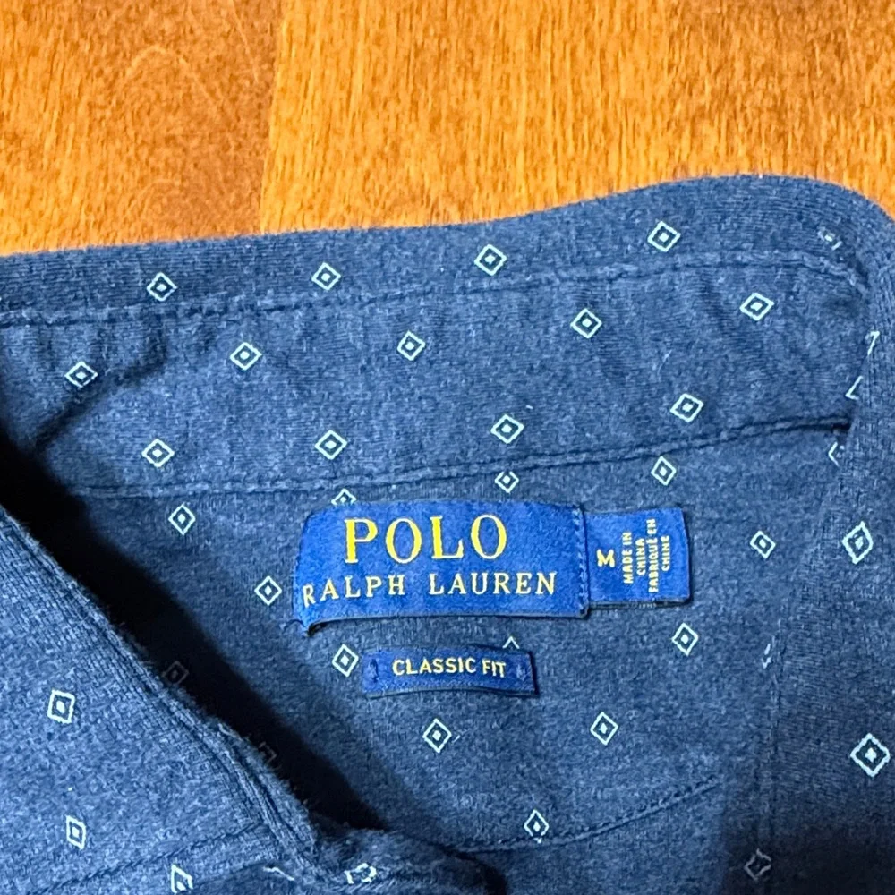 Polo by Ralph Lauren Navy Polka Dot Polo Shirt